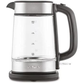Zelmer Чайник ZCK8021 71507062P, 2200 W, 2 л, Скрытый нагревательный элемент, 360° поворотная база, LED подсветка (71507062P)