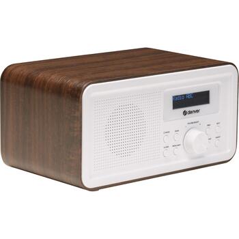 Denver DAB+ FM радио 111111000650, 1.05кг, LCD, 10 DAB станций, 10 FM станций, 1W RMS динамик, телескопическая антенна (111111000650)
