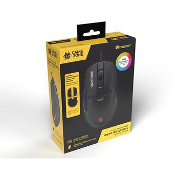 Tracer Игровая мышь TRAMYS47507, 67g, 1.5m, 800-12000 DPI, 8 кнопок, RGB подсветка, эргономичная (TRAMYS47507)