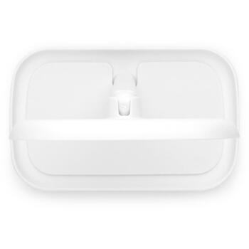 Brabantia ReNew зеркало с полкой 280726, 400г, 28.3x20x12.6см, пластик, регулируется на 360°, нескользящее основание (280726)