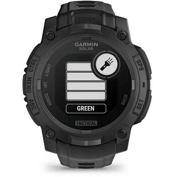 Garmin умные часы Instinct 3 Solar Tactical 010-02934-50, 45мм, 0.9дюйм, 176x176 пикселей, 10ATM, 28 дней, 32ч, 576ч (010-02934-50)