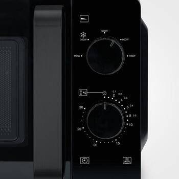 Severin Микроволновая печь MW 007580, 700W, 19л, 6 уровней мощности, 30 мин таймер, ручной переключатель, подсветка (MW 007580)