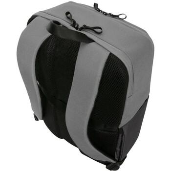 Targus Sagano ceļojumu mugursoma TBB634GL, 39,6 cm, 22 L, melna pelēka, SafePort Sling, RFID kabata, lietus pārsegs (TBB634GL)