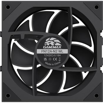 Gamemax Korpusa ventilators FN12A-N2 WL, 120mm, 58.6 cfm, 800-2000 rpm, Hidrauliskais gultnis, 30.6 dBA (FN12A-N2 WL)