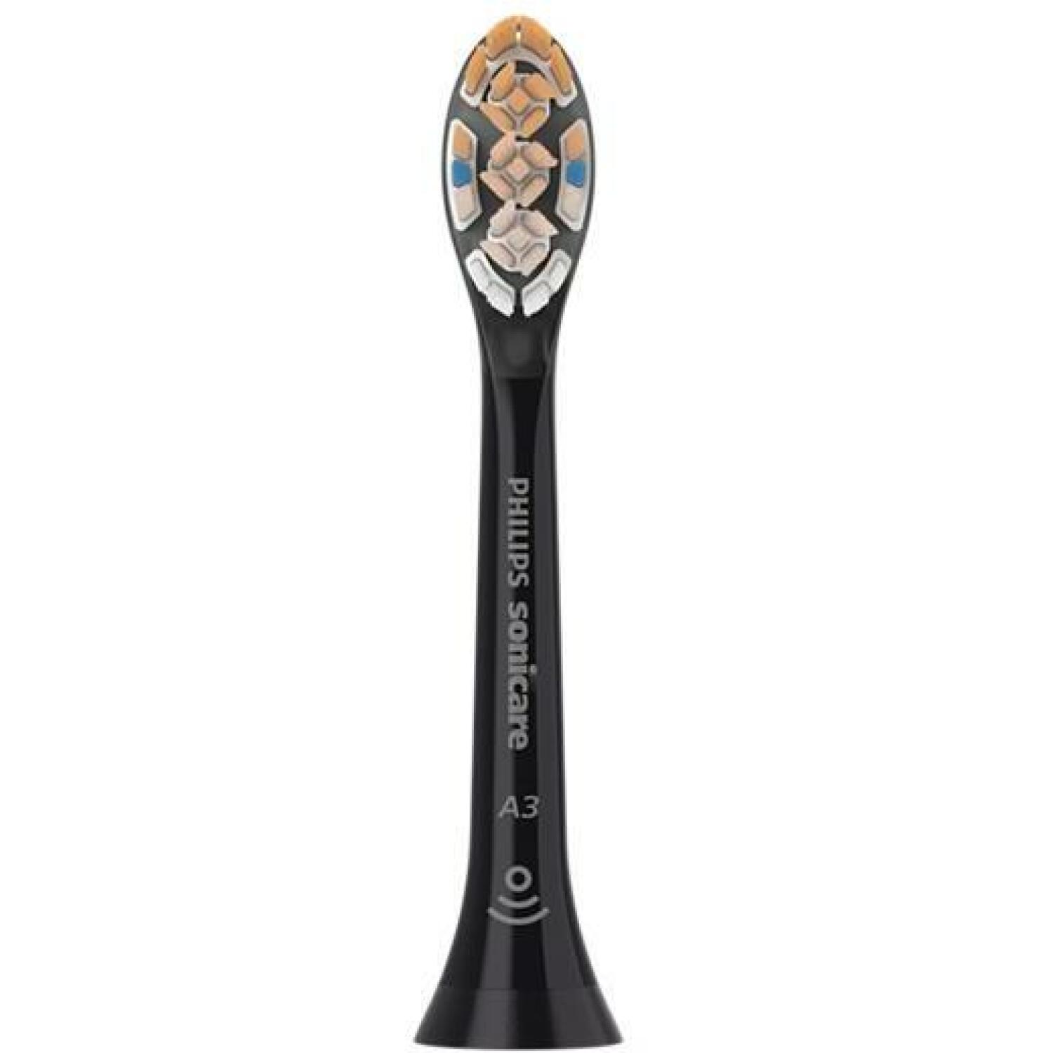 Philips Zobu birstes galvas HX9092/88 Mīkstas saru, 2 gab., Melna, 62000 vibrācijas/min, 3 mēnešu nomaiņa (HX9092/88)