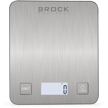 Brock SKS 1009 цифровые кухонные весы, 5кг, 1г, ЖК-дисплей, функция тары, автоотключение (SKS 1009)