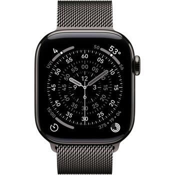 Apple Умные часы MF8U4ET/A, 42 мм, 64 ГБ, GPS, LTE, перезаряжаемая батарея, 24ч работы, интерфейс: сенсорный (MF8U4ET/A)