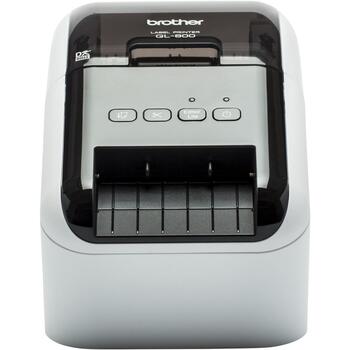 Принтер этикеток Brother QL-800, 300 x 600 DPI, 148 мм/сек, USB 2.0, прямая термопечать, автоматический резак, лента DK (QL-800)