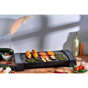 Jata Электрический гриль JEGR2851, 2600W, 230V, 460x280mm, без PFOA, холодные ручки, съемный кабель (JEGR2851)