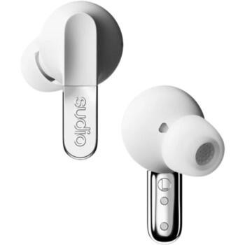 Sudio наушники N3 Pro N3PROWHT, 32 Ohm, 10 мм, 107 дБ, Bluetooth 5.4, 6 ч, 10 м, 2 микрофона, шумоподавление, True Wireless (N3PROWHT)