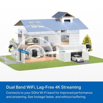 Tp-Link Аккумуляторная Уличная Камера Безопасности TAPO C460, 4K 8MP, 10000mAh, IP66, 2x Прожекторы, AI Обнаружение, 512GB microSD (TAPO C460)