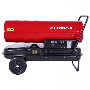 Ecomax dīzeļdegvielas sildītājs EMH300050E EMX, 50kW, 48L, 380m², 1100m³/h, 66dB, IPX4, tiešā degšana, elektriskā aizdedze (EMH300050E&EMX)