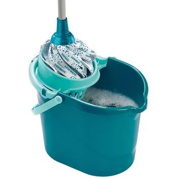 LEIFHEIT Classic Mop 1056796, grīdas uzkopšanas komplekts, 12l spainis, 1,2m kāts, viskozes uzgalis (1056796)