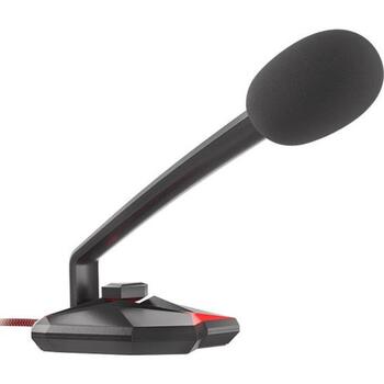 Genesis Spēļu mikrofons Radium 200 NGM-1392, 1.5m, 30dB, USB Type-A, kapacitatīvs, sarkans LED apgaismojums (NGM-1392)