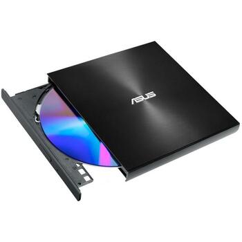 ASUS DVD-привод SDRW-08U9M-U/BLK/G/AS/P2G, USB 2.0, 8x скорость записи DVD+R, 24x скорость записи CD-R, черный, Tray (SDRW-08U9M-U/BLK/G/AS/P2G)
