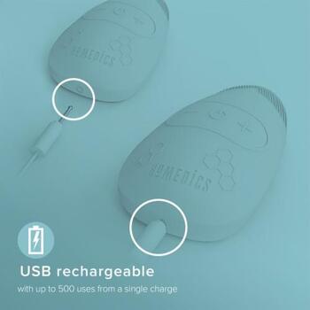 Homedics FAC-350-EUA щетка для лица, 8 уровней, IPX7, USB, силикон, водонепроницаемая (FAC-350-EUA)