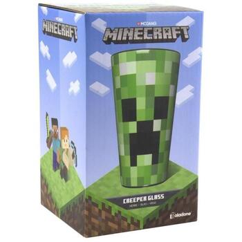 Paladone Creeper Glass PP6729MCF, 450мл, стекло, зеленый, Minecraft Creeper, 1 шт. (PP6729MCF)