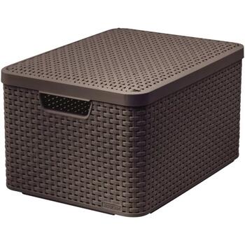 Коробка с крышкой Style L Curver 0803619210 43,6x32,6x23см темно-коричневая (0803619210)