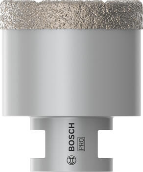 Dimanta caurumzāģis 51 mm DrySpeed Best for Ceramic, Mazām leņķa slīpmašīnām PRO CERAMIC DRY KROŅURBIS, 2608587125, BOSCH (2608587125)
