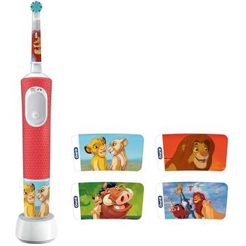 Oral-B elektriskā zobu birste Pro Lion King, 1 galviņa, 2 režīmi, bērniem, uzlādējama (Pro Lion King)