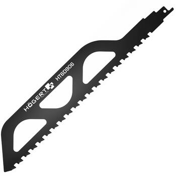 Hogert zobenzāģis HT6D906, 305mm, 50mm, 2 TPI, 12.7mm, TCT tērauds, paredzēts ķieģeļiem, aerētajam betonam (HT6D906)