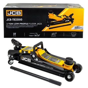 JCB домкрат JCB-T825010, низкопрофильный, 3 т (мин. высота 85 мм, макс. высота 380 мм), с поворотной рукояткой (JCB-T825010)