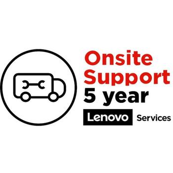 Lenovo Гарантия 5Y Onsite 5WS0F84486, расширенное соглашение об обслуживании, 5 лет, следующий рабочий день, запчасти и работа (5WS0F84486)