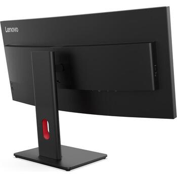 Lenovo ThinkVision T34WD-40 64AEGAT1EU, 3440 x 1440, 120 Гц, 4 мс, 300 кд/м², 1 HDMI, USB 3.2 Gen 1 хаб, изогнутый (64AEGAT1EU)