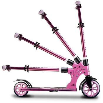 Muuwmi Six Degrees Алюминиевый самокат AU 588, 180/145mm, 82A, ABEC 7, 100kg, розовый (AU 588)