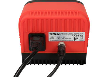 Yato YT-82462 паяльная станция, 75Вт, 24В, 90-480°C, ±2°C, ЖК, T12, 3 памяти, автосон (YT-82462)