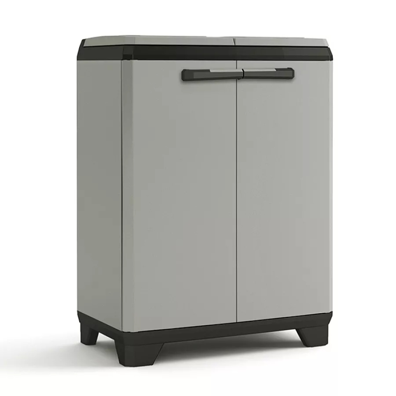 Keter Planet 29209635, 110л, 68x39x92см, система сортировки отходов, серый/черный (29209635)