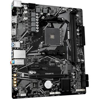 Gigabyte mātesplate A520M H ARGB, Socket AM4, DDR4 5100MHz, 64GB, micro ATX, M.2, HDMI, D-sub, 1GbE, USB 3.2 Gen 1 (A520M H ARGB)