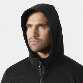 Helly Hansen толстовка с капюшоном 79232_990-XL, XL, 100% полиэстер, молния YKK, нагрудный карман, два передних кармана (79232_990-XL)