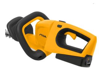 Stiga Электрические кусторезы HT 100e 271300008/ST1, 0.15 кВт, 20В, 70 см, 2300 об/мин, 40 мин, 26 мм расстояние между зубьями (271300008/ST1)