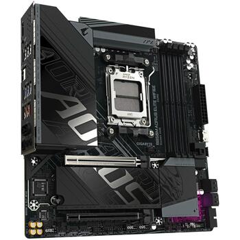 Gigabyte B850M A ELT WF6E 1.1 материнская плата, AMD AM5, 12+2+2 фазы VRM, до 8200MT/s DDR5, 2*M.2, WIFI 6E, 2.5GbE LAN (B850M A ELT WF6E 1.1)