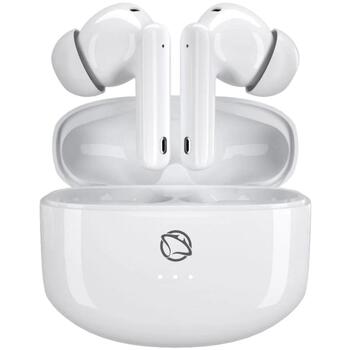 Manta MTWS008W Rytmo White, беспроводные наушники, 13мм, 20-20000Гц, Bluetooth 5.3, 6ч, микрофон, игровой режим (MTWS008W)