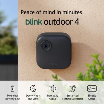 Amazon Blink Outdoor 4 Four Cameras (B0DHLT8T9L)