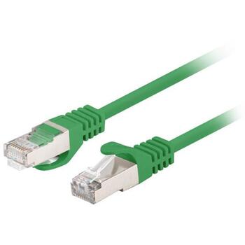 Lanberg Patchcord CAT.6 FTP 0.5M fluke passed 10-pack, Green | PCF6-20CC-0050-G (PCF6-20CC-0050-G)