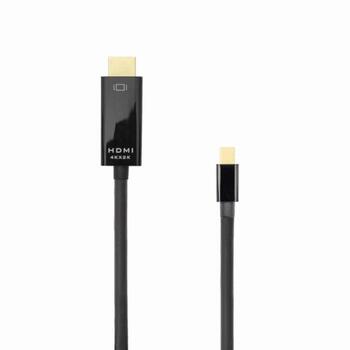 Sbox HDMI Mini Dp M/M 2m HDMI-MINI-DP-2/R, 2м, HDMI тип A, Mini DisplayPort, 5 Гбит/с, золотой контакт (HDMI-MINI-DP-2/R)