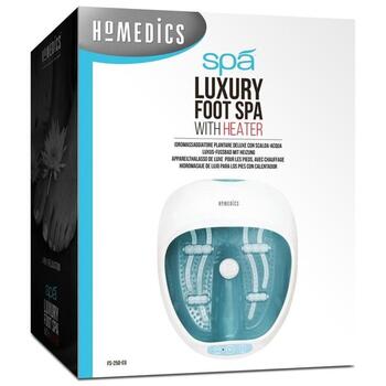 Homedics Kāju Vanna FS-250-EU, 60W, 4 masāžas veltņi, burbuļu funkcija, sildīšanas funkcija, taimeris (FS-250-EU)