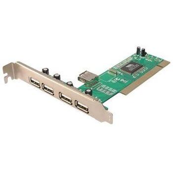 Logilink USB адаптер PC0028, 5 портов, 480 Мбит/с, PCI, 32-бит, VIA VT6212L, PC Mac, Plug and Play (PC0028)