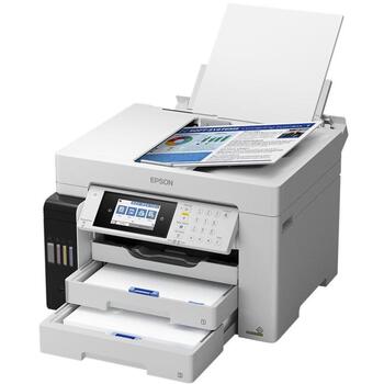 Epson Многофункциональный принтер L15180 C11CH71406, 4-в-1, A3, 25 стр/мин, Wi-Fi, ADF, цветной, 1200 x 1200 dpi (C11CH71406)