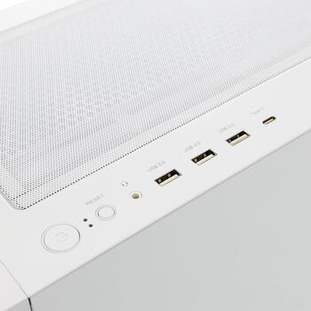 White Shark GCC-2401 Warhead-3 White, корпус E-ATX Mid Tower, 4x12cm RGB вентилятора, сталь/стекло, USB 3.0/2.0, Type-C (WARHEAD-3-W)