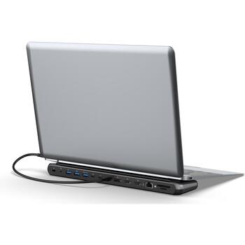 Digitus USB-C 8K док-станция DA-70919, 1x Ethernet, 2x HDMI, 1x USB-C, 3x USB-A, 100W PD (DA-70919)
