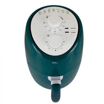 Jata Gaisa fritieris JEFR5392, 1000 W, 2 l, 200°C, tirkīza, balta, 1 grozs, elektroniskais panelis (JEFR5392)