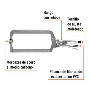 Плоскогубцы C-Clamp 460мм 17415 PPC-18R Truper (PPC-18R)