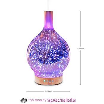 Rio Gaisa mitrinātājs DHSP-EU/1,3, 120ml, 9W, 4h, 7 LED krāsu, 1-4h taimers, automātiskā izslēgšanās (DHSP-EU/1,3)
