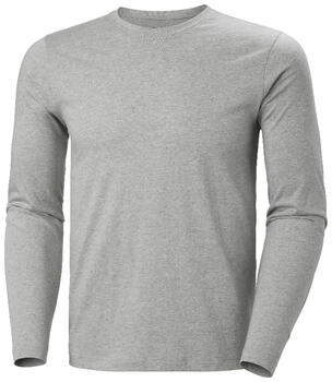 Helly Hansen рабочая рубашка HHWW Classic 79169_930-XL, XL, серая, 100% хлопок, 150 g/m², длинные рукава, воротник в рубчик (79169_930-XL)