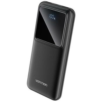 Vention Power Bank FHKB0, 10000mAh, 22.5W, 2xUSB Type-A, 1xUSB Type-C, быстрая зарядка (FHKB0)