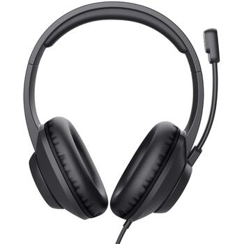 Trust наушники Ayda Max USB, 20 - 20000 Гц, 2 динамика, USB Type-C/USB Type-A, неодимовые магниты, закрытая акустика, черный (25461)